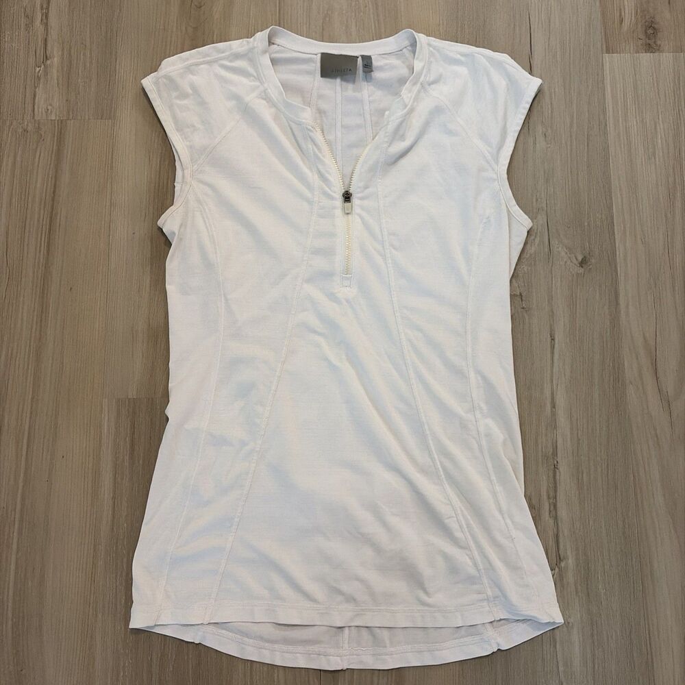 Athleta Tank Womens S White Pacifica UPF Give it a Workout Run Walk